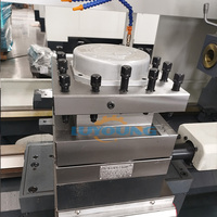 Tour CNC robuste CK6180, portée de 800 mm, à banc plat, pour tournage horizontal de gros arbres et usinage industriel