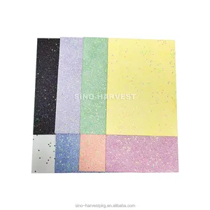 Wholesale Glitter Eva Foam Sheets Shinny Morandi Color Eva Foam With star sequins For Children's Diy Craft