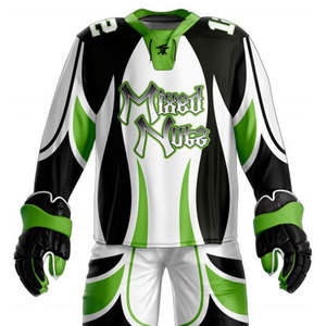 Uniforme de hockey sur glace en polyester avec design par sublimation, qualité supérieure, logo imprimé sur mesure, uniforme de hockey sur glace pour hommes - Product Image 6
