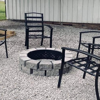 Fournitures de jardin d'incendie extérieur personnalisables Anneau de foyer extérieur de 36 pouces
