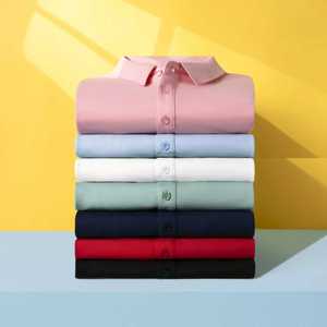 カスタムメンズカジュアルファッションポロシャツ速乾性コットンスポーツジャージーゴルフ用ニット生地 - Product Image 1