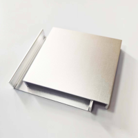 Boîtier en aluminium anodisé noir sablé 150*46mm, boîte de projet, boîtier d'instrument, taille personnalisée