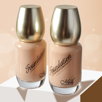 Menow F634 OEM \ ODM Marque Base Maquillage Étanche Contrôle de l'Huile 24 Heures Couverture Complète Fond de Teint Liquide Cosmétiques Usine Vente en Gros