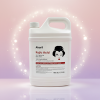 Gel douche hydratant éclaircissant à l'acide kojique Akaril 2L avec Hydromoist pour tous types de peau
