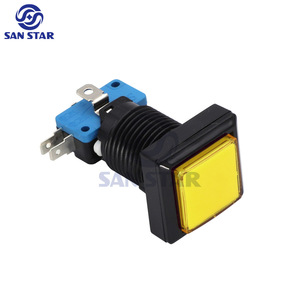 VUÔNG 32x32 <span class=keywords><strong>Arcade</strong></span> trò chơi máy nút nhấn nút trò chơi cho máy giải trí Vuông Nút nhấn chuyển đổi <span class=keywords><strong>Arcade</strong></span> - Product Image 4