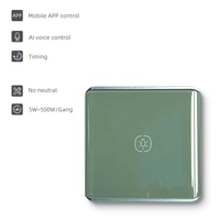 Interrupteur de chambre d'enfant, ligne simple, 1/2/3 gangs, Smart Life pour Zigbee, contrôleur d'éclairage 16A, télécommande par téléphone portable