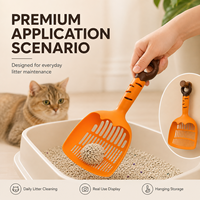 Pelle à litière pour chat à fentes fines pour tamisage de litière de tofu personnalisable