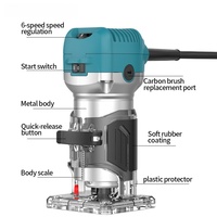 Machine de découpe de bord multifonctionnelle portative NEOBRISKEN pour le travail du bois, outil de fraisage électrique pour le rainurage et la finition, outils de menuiserie 1