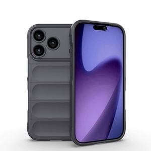 Funda Antigolpes con Airbag para iPhone 17 Pro Max, 17 Air, 16 Pro, 15, 14, 13, 12, 11, XS Max, X, XR, 7, Protección de Lente, Cubierta Trasera de Silicona Suave - Product Image 2