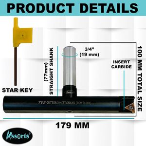 Assorts 7 Inch Fly Cutter 3/4 Inch Shank TCMT1604 Insert For Cnc <b>Machining</b> Center - Product Image 3