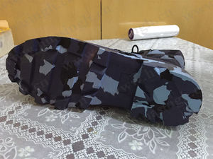 LXG, botas de caza de campo ocultas fáciles de camuflaje azul completo suela de goma ondulada precio barato botas de combate Altama HSM268 - Product Image 4