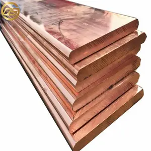 99.99% Purity Red Pure Copper Bus Bar Copper Flat Bar