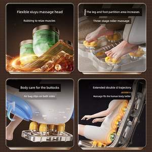 स्मार्ट शियात्सु मालिश कुर्सी घर पूरी तरह से स्वचालित तीन चरण रोलर पैर नितंबों की मालिश इलेक्ट्रिक संगीत समारोह - Product Image 4