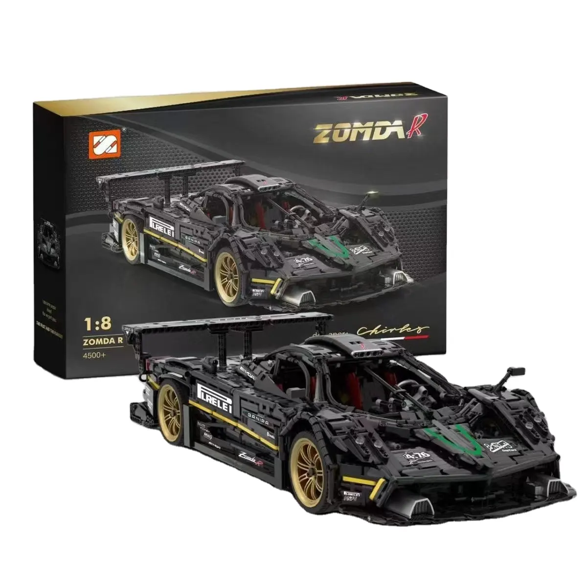 220907 Mechanische Groep Pagani Stijl Zoon Hoge Moeilijkheidsgraad Jongen Assemblage Chinese Bouwsteen Sportwagen Kerstcadeau Voor Jongens