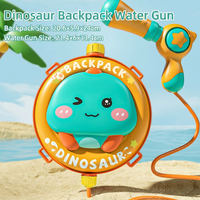 Sac à dos de grande capacité avec pistolet à eau pour enfants, puissant lanceur au design adorable - Idéal pour la plage et les jeux de sable