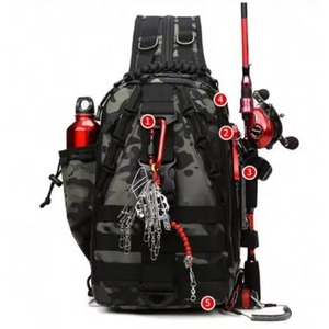 Muestra Gratuita, Mochila Impermeable para Pesca, Bolsa Multifuncional para Equipo de Pesca, Bolsa de Almacenamiento para Cañas y Aparejos - Product Image 1