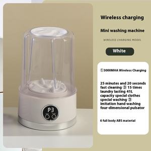 Portatile Mini ricaricabile USB-cablato lavatrice-caricamento in plastica per biancheria intima calzini per piccoli studenti dormitori uso auto - Product Image 6