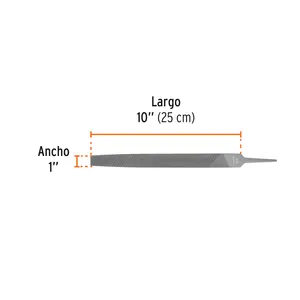 Caja de 6 limas planas Muza de 10', TRUPER - Product Image 2