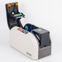 Impresora de Tarjetas de Identificación de PVC Hiti CS220E, Impresión de 300 DPI, Compacta, de Escritorio, para Oficina, Escuela, Hospital, Visitantes, Impresión de Tarjetas PVC