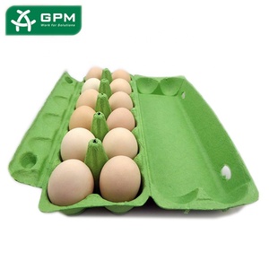 Cartón para Huevos de Papel Moldeado Personalizado con Capacidad para 12 Huevos, Materiales Reciclados, Laminación Brillante y Relieve para Empaque de Productos del Hogar - Product Image 3