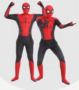 Disfraz Clásico de Spiderman <span class=keywords><strong>Rojo</strong></span> para Adultos y Niños, 100% Poliéster, para Halloween - Product Image 2