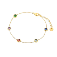 Vente en gros de bijoux pour femmes en acier inoxydable avec incrustation de pierres précieuses artificielles vintage en zircon et Offre Spéciale à la mode
