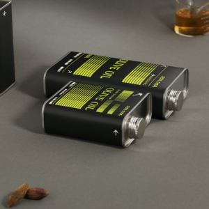 Lata Rectangular de acero inoxidable de muestra gratis de fábrica, capacidad de 500ml, aceite de té, bebida, jugo de soda, Vodka, embalaje de vino, latas de Metal - Product Image 3