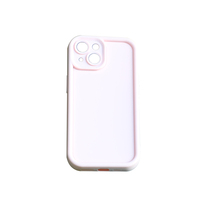 Étui de téléphone OEM 3D de couleur unie Étui de téléphone en silicone souple antichoc Coque arrière protégée