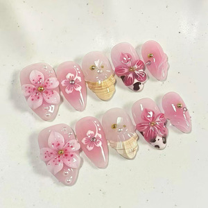 Faux ongles à presser en gros, modèles tendance à haute brillance pour salons de beauté professionnels - Product Image 3