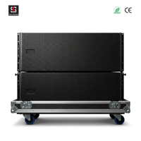 Sistema de Sonido Profesional TTL 55-a, Altavoces Line Array Dobles de 12 Pulgadas, Sistema de Sonido Activo de Tres Vías con Line Array Activo