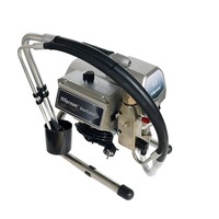 Pulvérisateur électrique à main sans air pour peinture et mastic Pompe à membrane Baoba Coated Cart 495 Pistolet de pulvérisation Buse et accessoires