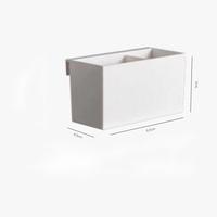 Organizador de Archivos de Oficina de Escritorio, Estilo Japonés, PP Translúcido, Impresión Digital, Caja de Almacenamiento de Libros, Modelo PH3058, Forma de Carpeta