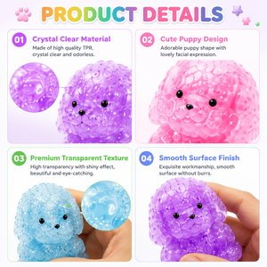 ของเล่นบีบคลายเครียดหลากสีสันวิบวับสำหรับเด็กอายุ 8-13 ปี ผลิตจาก TPR  ขายส่ง KL  รับผลิตแบบ OEM/ODM - Product Image 4