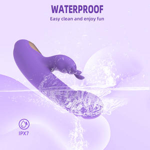 <span class=keywords><strong>2026</strong></span>年 最高の伸縮式ディルドバイブレーター スイング加熱 3 in 1 ラビットイヤー振動 防水 女性カップル向けセックストイ - Product Image 3