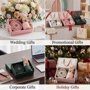 Wholesale Wedding Favor <b>Gift</b> Set Ceramic Mug Telescopic Fan and Bear Towel Set Customizable for Bridesmaid Guest Welcome <b>Gifts</b> - Product Image 6