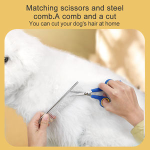 <strong>Professional</strong> Pet Grooming Kit All-in-One Tools for <strong>Dogs</strong> and Cats with <strong>Clippers</strong> and Brushes - Product Image 3