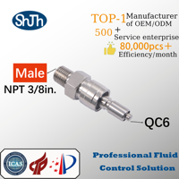 SHJH-LOK Raccord interchangeable SWAGELOK haute pression à vis externe forgée NPT mâle, valve de couplage ASME ANSI API ASTM EN, surface lisse