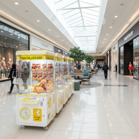 Machine à griffes commerciale intelligente avec lecteur de cartes pour enfants, mini machine à griffes d'arcade, jouet à griffes à retour sur investissement élevé, directement de l'usine
