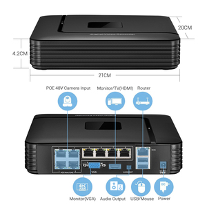 Xmeye VMS Venta caliente <span class=keywords><strong>8</strong></span> canales 8mp Ultra Hd <span class=keywords><strong>8</strong></span> Poe Nvr Kit Cámara DE SEGURIDAD <span class=keywords><strong>Cctv</strong></span> Sistema Network Video Recorder <span class=keywords><strong>Cctv</strong></span> Nvr Poe Nvr - Product Image 2