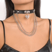 Punk Sexy clavicule collier collier Cosplay Goth bijoux femmes doux Cool Y2K métal gland tour de cou
