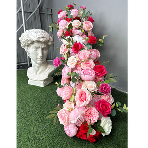 Guirlande <span class=keywords><strong>de</strong></span> fleurs <span class=keywords><strong>de</strong></span> 2 mètres <span class=keywords><strong>de</strong></span> long chemins <span class=keywords><strong>de</strong></span> <span class=keywords><strong>table</strong></span> mariage <span class=keywords><strong>chemin</strong></span> <span class=keywords><strong>de</strong></span> fleurs rose poussiéreux pour décoration <span class=keywords><strong>de</strong></span> toile <span class=keywords><strong>de</strong></span> fond d'arche <span class=keywords><strong>de</strong></span> mariage - Product Image 6