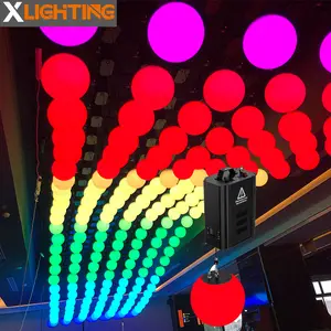 DMX мотор RGB 100 Вт кинетическое освещение Красочный светодиодный подъемный шар проекционный свет для сцены DJ диско клуб события развлечения