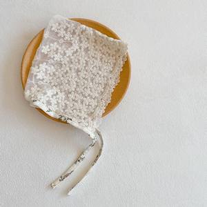 OEM-<span class=keywords><strong>ropa</strong></span> para bebés, monos florales para niñas pequeñas, mono infantil con gorro <span class=keywords><strong>de</strong></span> encaje, prendas <span class=keywords><strong>de</strong></span> vestir exteriores para bebés, 2022 - Product Image 3