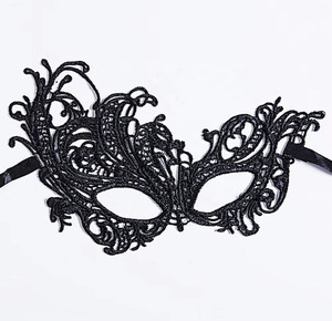 Masques de soirée sexy en dentelle noire pour femmes, masques de carnaval vénitien, masques de bal - Product Image 2