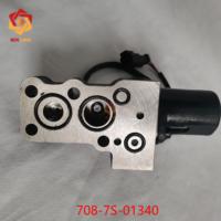 Vanne solénoïde de moteur de ventilateur de haute qualité SAA6D107 708-7S-01340 compatible avec les chargeuses sur pneus Komatsu WA380-6 WA380Z-6