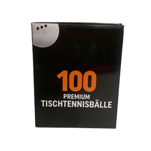 Konford bóng bàn bóng OEM/ODM 3 sao ABS cho đào tạo và trò chơi tùy chỉnh màu trắng hoặc màu vàng <span class=keywords><strong>PING</strong></span>-<span class=keywords><strong>PONG</strong></span> ball100 pcs một hộp - Product Image 1