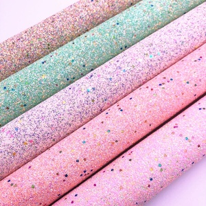 Tessuto in Pelle Intrecciata con Glitter Grosso Ecologico Multicolore per Fiocchi per Capelli, Scarpe, Borse, Divani, Sedie, Artigianato Fai-da-te, <span class=keywords><strong>Tende</strong></span> - Vendita all'Ingrosso - Product Image 5