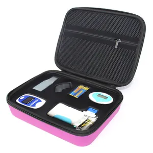 Hard EVA Tool Box Case Eva Case Print Logo With Pocket Molded Eva Foam Case Hard Shell Eva Zip Case