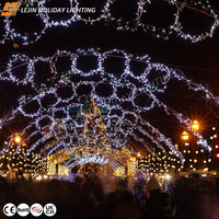 Guirnalda de Luces LED de Alta Calidad Personalizada, Decoración de Hadas Brillantes para Exteriores, IP65 Impermeable, Cable de Cobre y Goma Pura