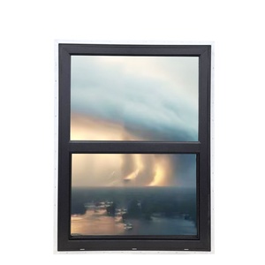 18 ans de garantie <span class=keywords><strong>NOA</strong></span>/FPA/NFRC anti-impact contre les ouragans Fenêtres à guillotine simple/double trempé pour maison avec bride de clouage - Product Image 1